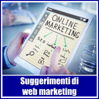 Suggerimenti di web marketing
